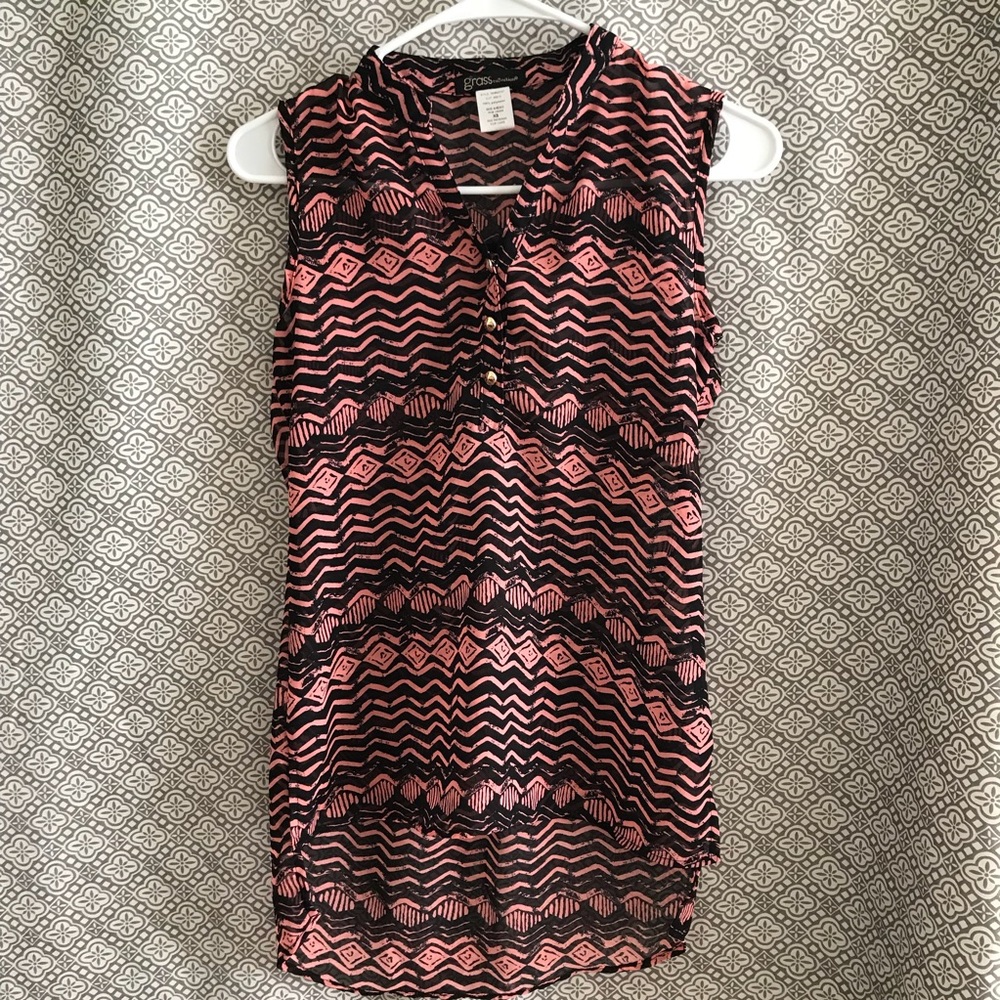 Grass Collection sleeveless blouse